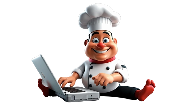 SEO frienly animation - our friendly chef