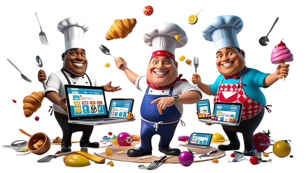 Contact CTA friendly animation - our friendly chef
