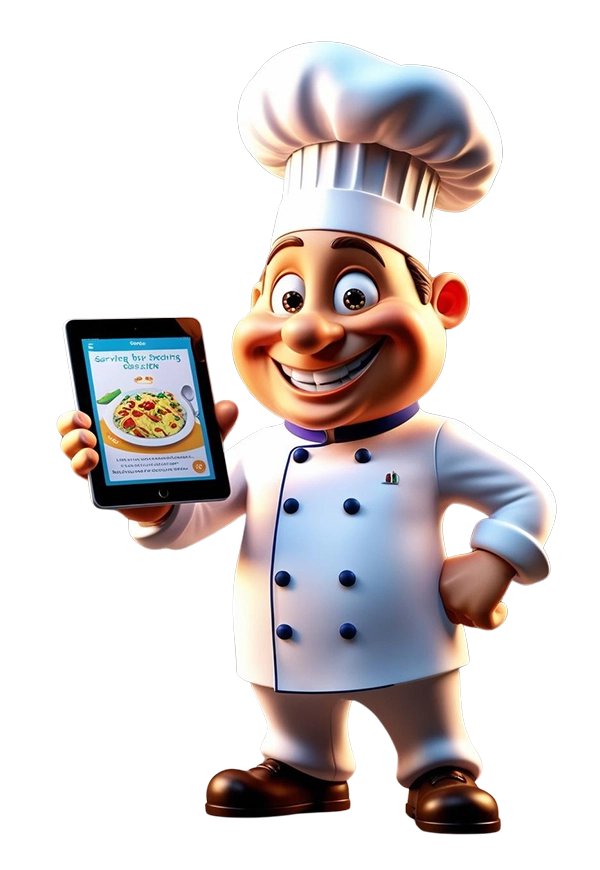Webolicious animated character