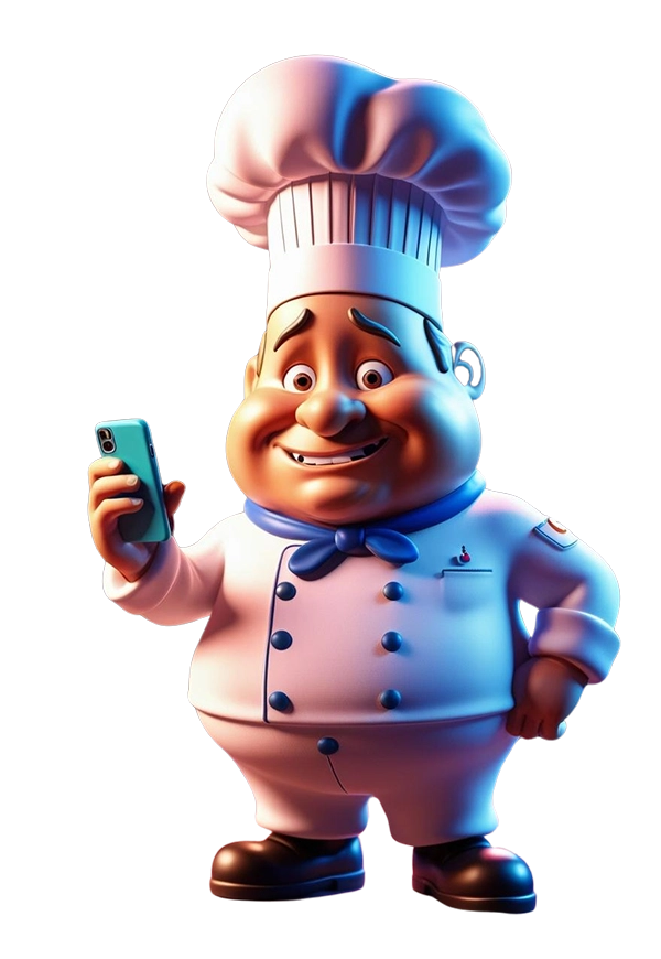 Webolicious animated character